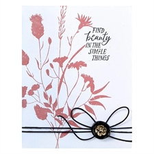 Spellbinders Wax Sealed - Mini 3D Wax Seal Stamp / Flower